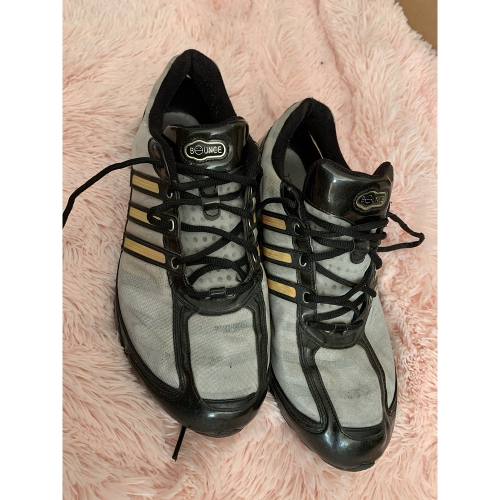 VINTAGE 2007 ADIDAS BOUNCE METALLIC MESH/BLACK SHOES MEN'S SIZE US 11